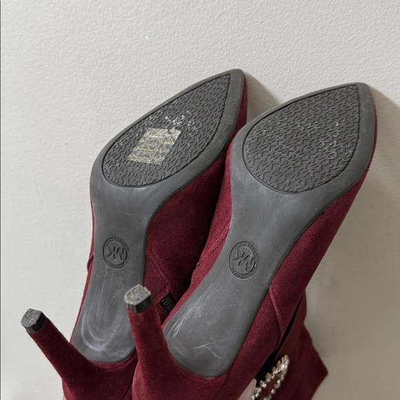 Michael Kors Viola Suede Embellished Suede Bootie - Picture 9 of 10